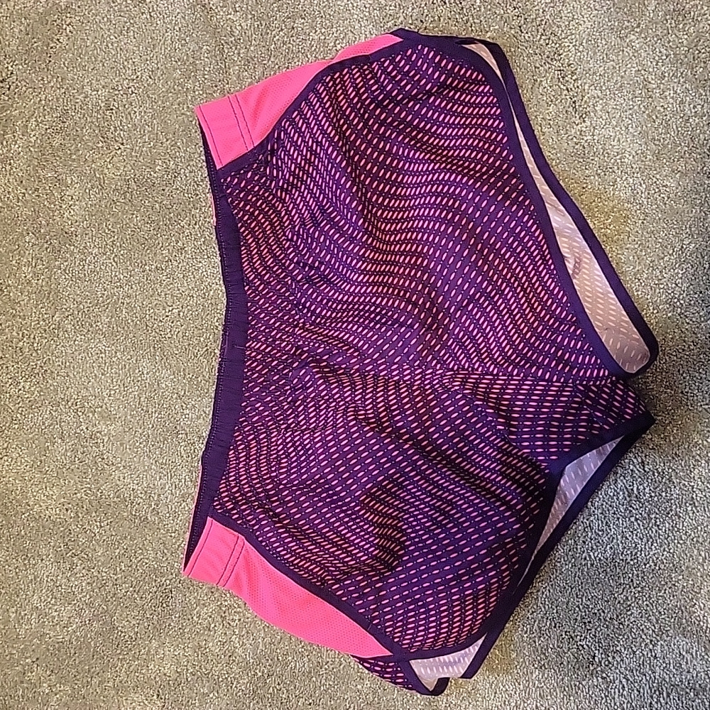 Athletic Shorts - pink and purple